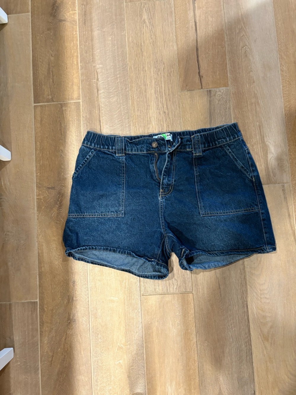 Denim Utility Women’s Shorts - Dark Blue